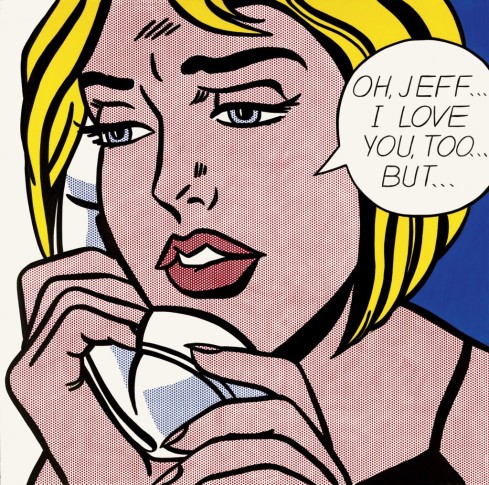 Roy Lichtenstein, Oh, Jeff, 1964 - oil and magna on canvas -